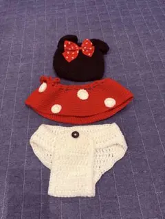 ミニーマウス風かぎ針編みセット　60cm