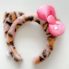USJカチューシャ　キティちゃんヒョウ柄カチューシャ