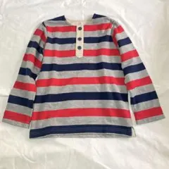 グローバルワーク　GLOBALWORK キッズXL ボーダー　長袖シャツ