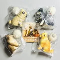 ★全4種コンプセット★ あかねの木彫り アヒルと犬　ガチャ