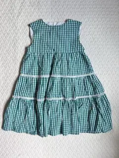 B:MING by BEAMSドレス ワンピース チェック柄 グリーン120のサムネイル