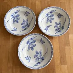 Luneville リュネヴィル チューリップ柄深皿　3枚セット