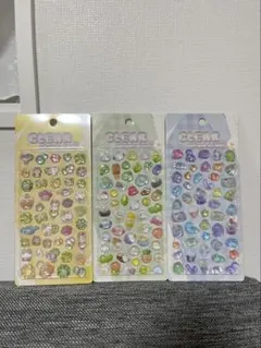 【正規品】 クリアぷくぷくキャンディシール 3点セット 恐竜 猫 鳥