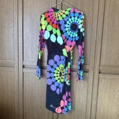 【新品未使用】デシグアルカシュクールストレッチニットワンピースS