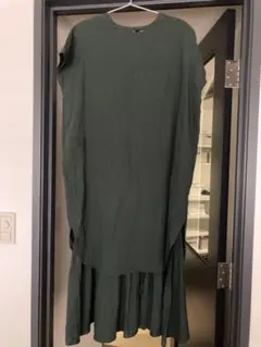 mizuiro ind ノースリーブシャツロングワンピース