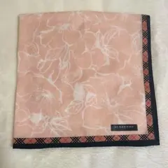 【未使用】BURBERRY バーバリー ハンカチ 花柄 ピンク