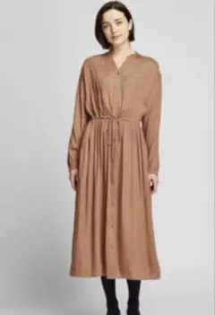 専用Tomochikoyan様　キャメル色　シャツワンピース　XXL