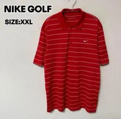 NIKE GOLF DRI-FIT ポロシャツ XXL レッド