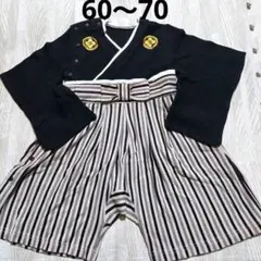 ゆー様専用Z60☆金の紋付き袴オール☆60〜70☆お正月・初節句