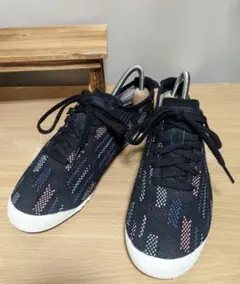 オニツカタイガー　メキシコ66　ニット　ブラック　サイズ23.5cm