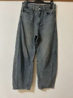 GUバレルレッグパンツ　標準丈　M 大幅セール‼️