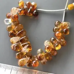 ブランデーシトリン＊マデイラシトリンスムースドロップ　m3