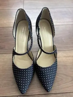 Odette e Odile ドット柄パンプス 23.5