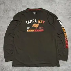 m*i様 NFL バッカニアーズ ロングTシャツ 長袖 ダークブラウン チームロのサムネイル