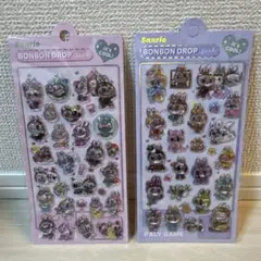 ボンボンドロップシール ぷくぷくシール ラブブ 2枚