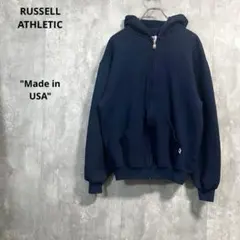 よーたよーた様ラッセルアスレチック90sUSA製フルジップパーカーMブランク無地