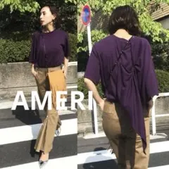 Ameri 半袖カットソー パープルのサムネイル