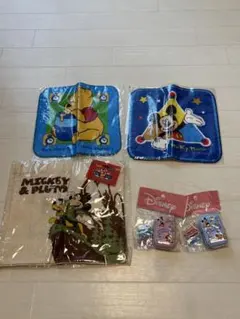 【未使用】ディズニー グッズ まとめ売り タオル トートバッグ クリップ　タオル
