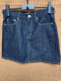 LOWRYS FARM デニムミニスカート インディゴ Lサイズのサムネイル