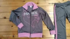 ジャージセット グレー/ピンク