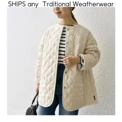 SHIPS any　トラディショナルウェザーウェア キルティングミディコート
