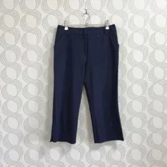 SCAPA♡レディース クロップドパンツ ヒップポケットフェイク 36