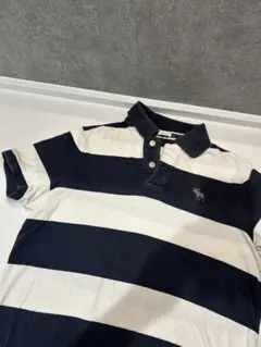 abercrombie インドネシア製 ストライプポロシャツ XL