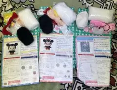 未使用　♡つながるあみぐるみ手作りキット ディズニー3体セット