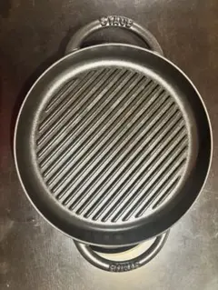 STAUB グリルパン 26cm 黒