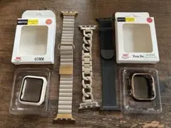 お値下げ⭐︎Apple Watch SE ベルト　カバー セット