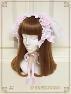 うさくみゃちゃんのうさみみヘッドドレス BABYのサムネイル