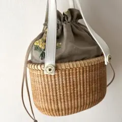ナンタケットバスケット　ミモザ　リナズスタイル