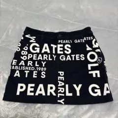 PEARLY GATES ロゴプリントスカート サイズ1