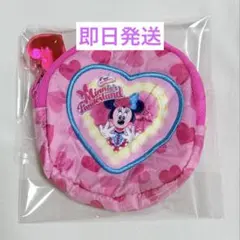 ミニー　パルパルーザ　ファンダーランド　カプセルトイ ガチャ ポーチ　ハート柄