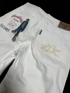 Snoop Dogg ホワイトデニム メンズ 32 スヌープドッグ ペイズリーのサムネイル