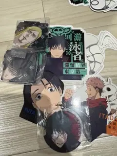 呪術廻戦　一番くじ　ステッカーセット　乙骨憂太　虎杖　伏黒 アクリルチャーム