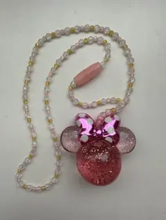 ミニーちゃん　光るおもちゃ　ネックレス