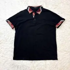 ブラックレーベルクレストブリッジ✨半袖ポロシャツ　クレストブリッジチェック　XLのサムネイル