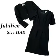 【極美品】Jubilien ブラックフォーマル 礼服 喪服 セットアップ L