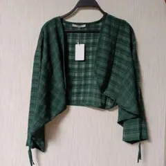 Ciaopanic　未使用　チャオパニック　カーディガン　グリーン　チェック