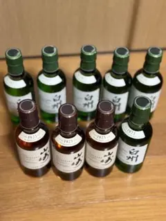 サントリー 山崎 白州 ミニボトル 7本セット - メルカリ