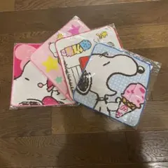 ハンドタオル　スヌーピー 4枚