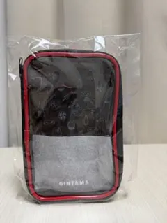 銀魂アクリルスタンドポーチ 黒/赤