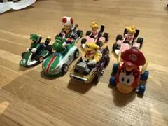 任天堂　マリオカート　プルバックフィギュア　ミニカー　7体セットのサムネイル