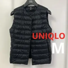 ユニクロ ウルトラライトダウン ベスト 防寒着 秋冬 インナーダウン 黒