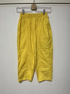 レディース パンツ 古着 vintage イエロー レトロ