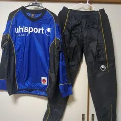 uhlsport ピステ上下 青/黒　GK用　Mサイズ