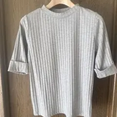 マーキュリーデュオ　半袖リブハイネックTシャツのサムネイル