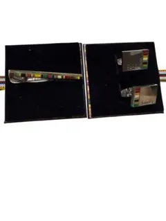 Paul Smith ポールスミス タイピン＆カフスセット マルチストライプ