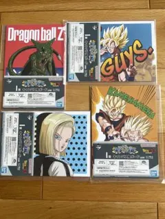 一番くじ ドラゴンボールZ 未来への決闘 キャンバス風ボード 4枚セット 新品